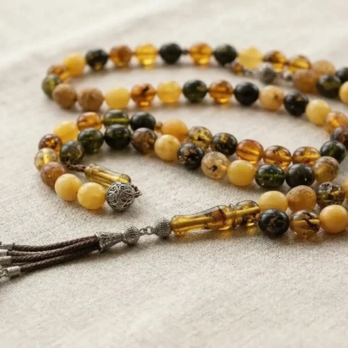 Natural Amber Tesbih 33'lü